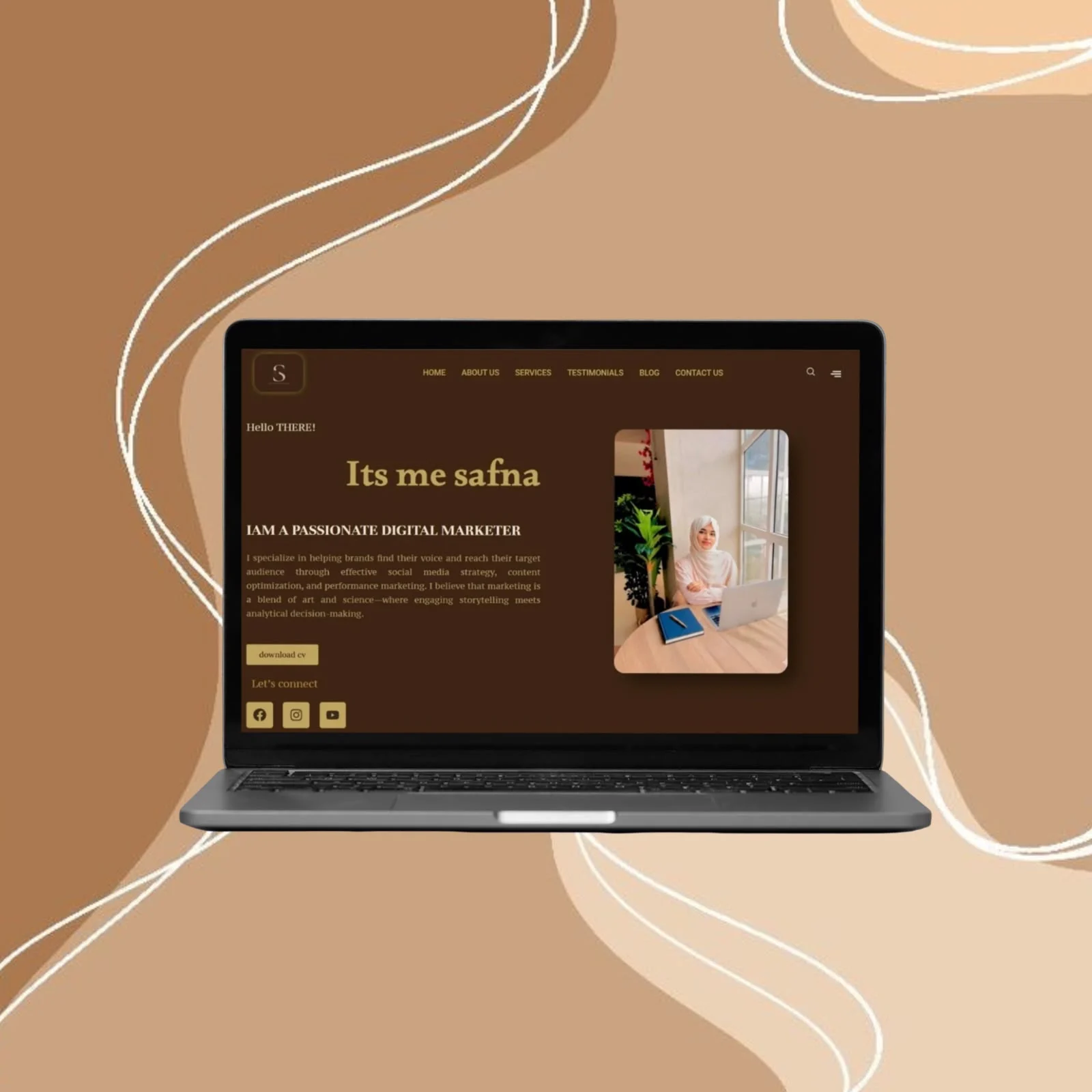 my portfolio website -my project
